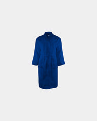 Szlafrok frotte z bawełny czesanej 340 g/m² Classic z nadrukiem - Granatowy