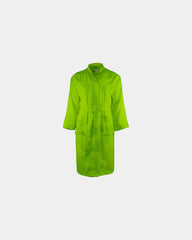 Szlafrok frotte z bawełny czesanej 340 g/m² Classic z nadrukiem - Limonkowa zieleń