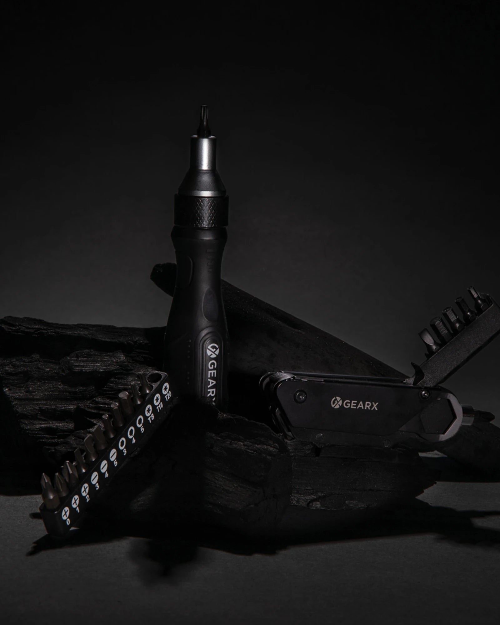 Wkrętak zapadkowy Gear X ze stalowymi końcówkami z nadrukiem - 7