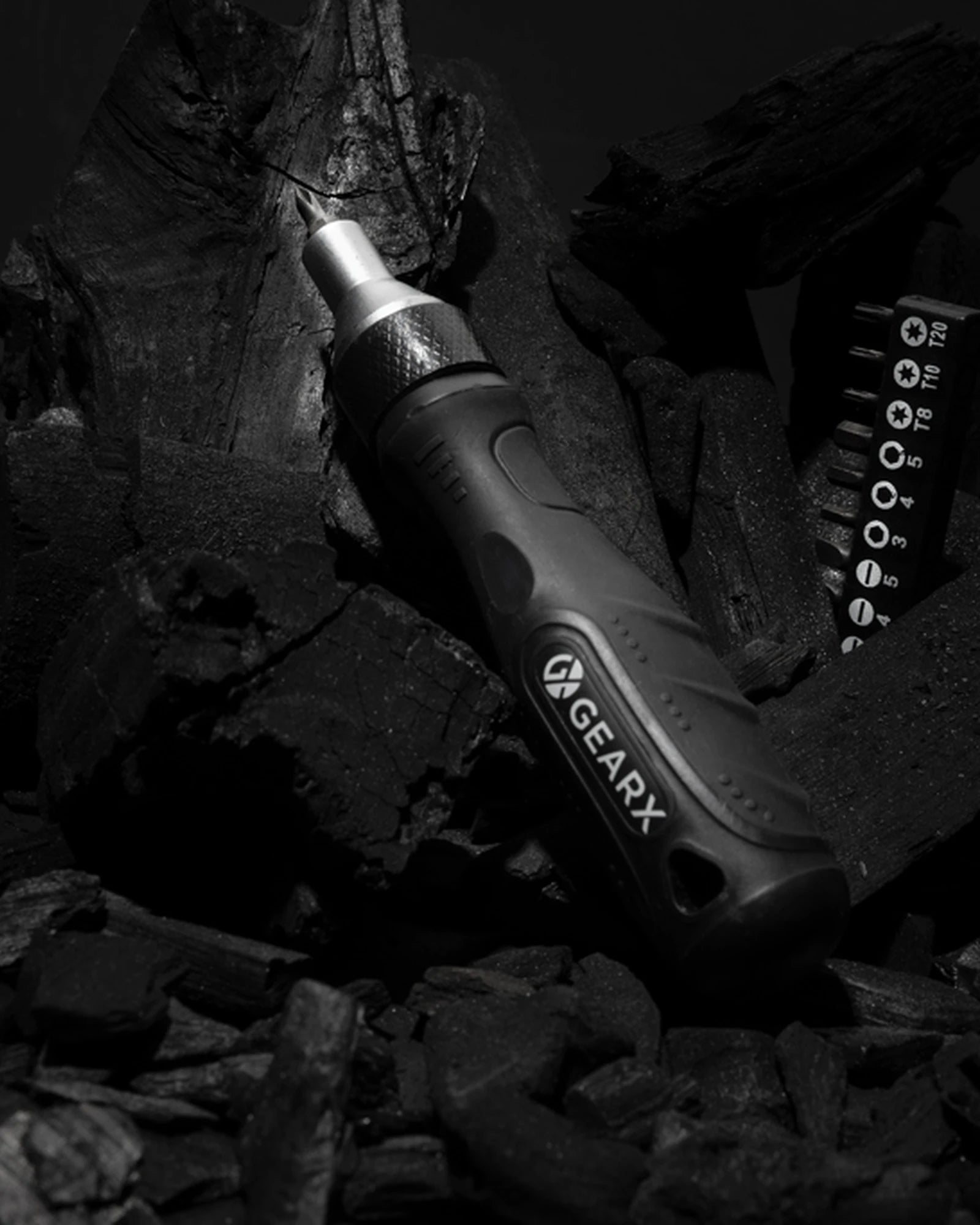 Wkrętak zapadkowy Gear X ze stalowymi końcówkami z nadrukiem - 6