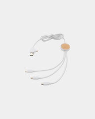 Kabel do ładowania 6 w 1 z plastiku z recyklingu z nadrukiem - 5