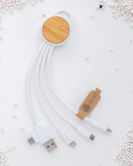 Kabel z recyklingu 6 w 1 Ontario 20 cm z nadrukiem - 7