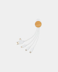 Kabel z recyklingu 6 w 1 Ontario 20 cm z nadrukiem - 4