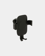 Support voiture chargeur sans fil recyclé RCS à personnaliser - Noir