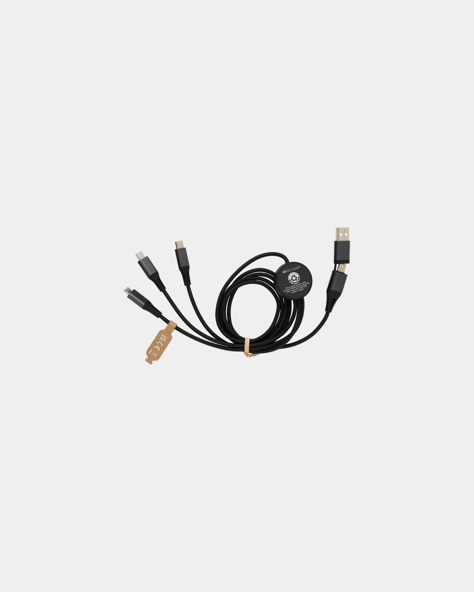 Kabel do ładowania 60W 120cm z aluminium z recyklingu z nadrukiem - 3