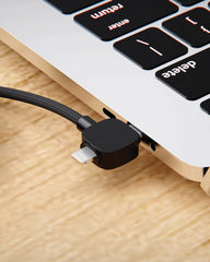 Kabel do ładowania 65W z TPE z recyklingu Stockton z nadrukiem - 8