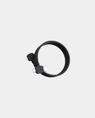 Kabel do ładowania 65W z TPE z recyklingu Stockton z nadrukiem - Czarny