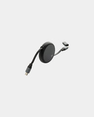 Kabel rozwijany aluminiowy RCS Terra 240W z nadrukiem - Czarny