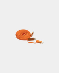 Kabel magnetyczny 2w1 60W Arc z nadrukiem - Pomarańczowy