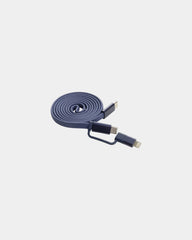 Kabel magnetyczny 2w1 60W Arc z nadrukiem - Niebieski