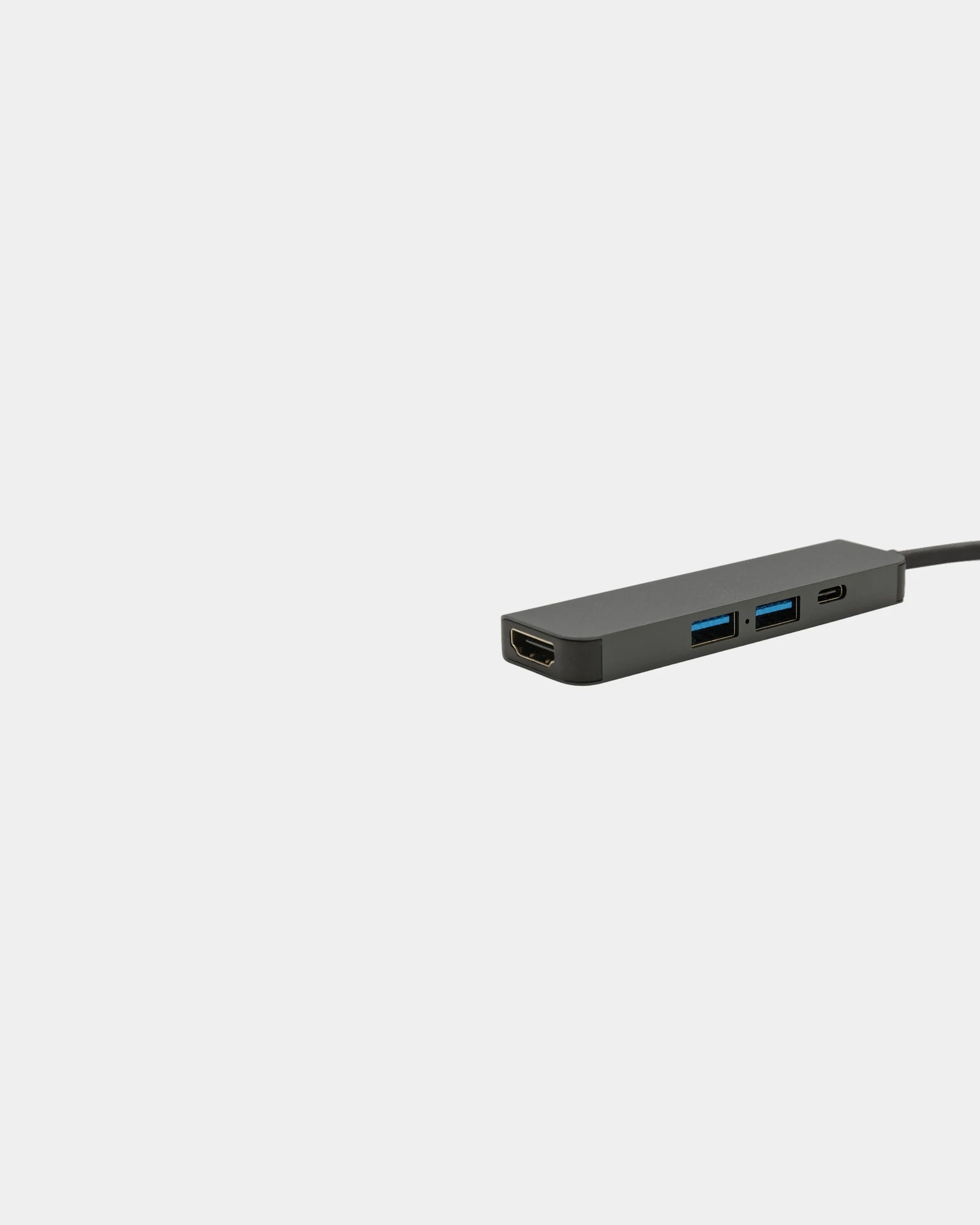 Hub HDMI 4K z aluminium z recyklingu z nadrukiem - 3