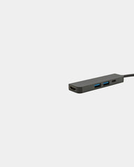 Hub HDMI 4K z aluminium z recyklingu z nadrukiem - 3