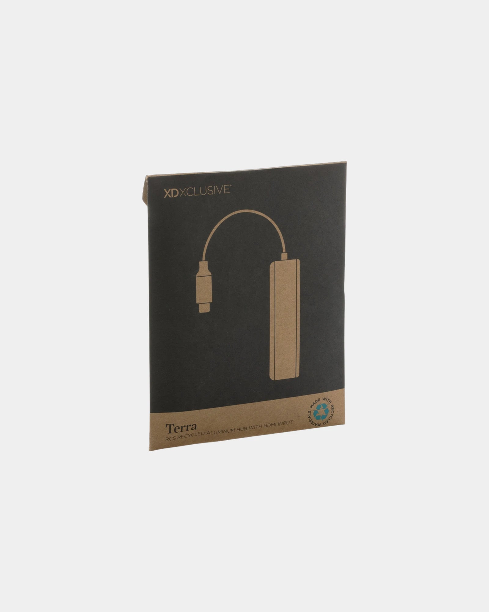Hub HDMI 4K z aluminium z recyklingu z nadrukiem - 5