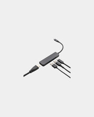 Hub HDMI 4K z aluminium z recyklingu z nadrukiem - 1