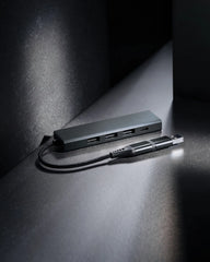 Hub USB 3 porty z aluminium z recyklingu z nadrukiem - 4