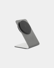 Podstawka magnetyczna do ładowania 15W z aluminium Terra z nadrukiem - Szary