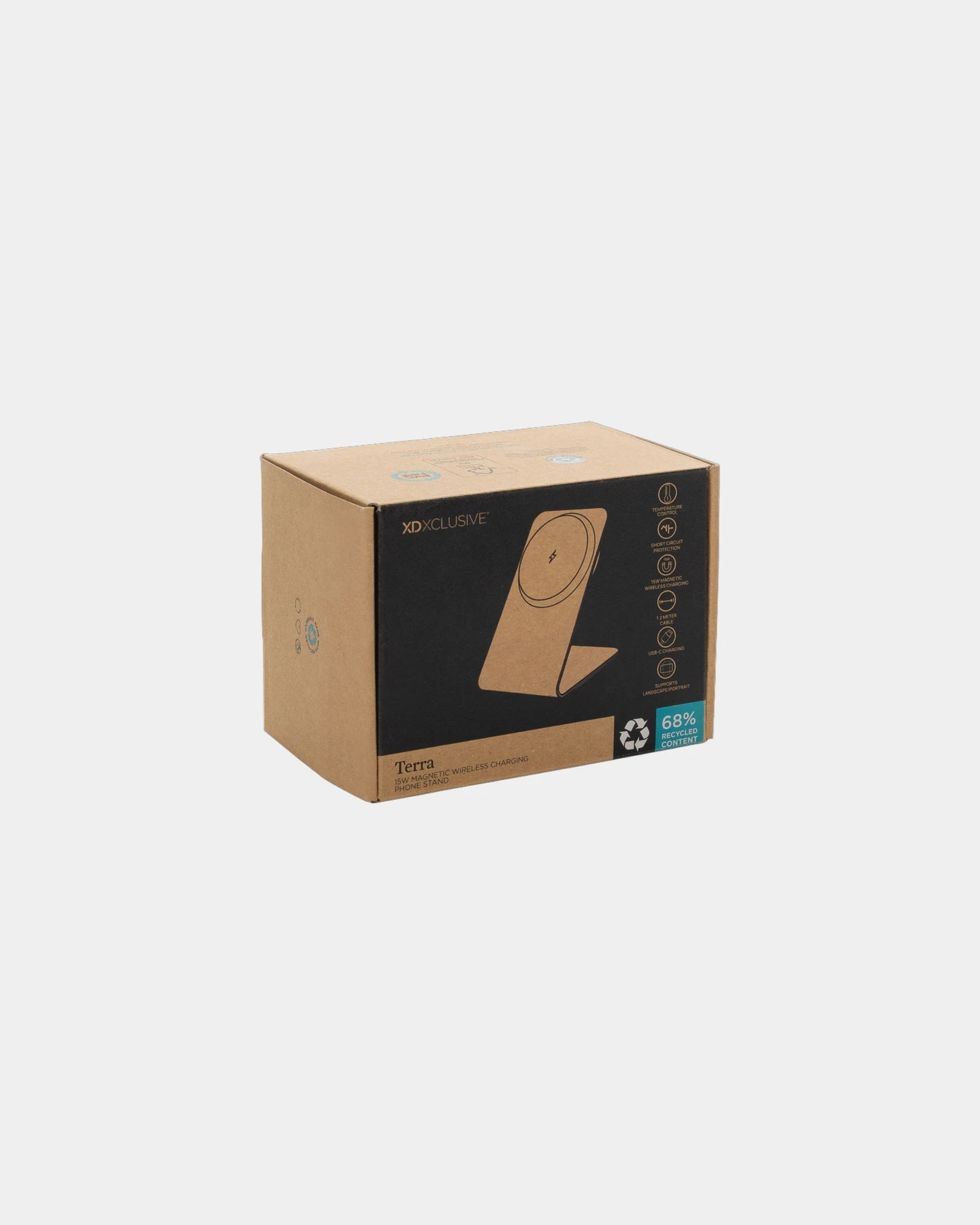 Podstawka magnetyczna do ładowania 15W z aluminium Terra z nadrukiem - 6