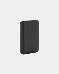 Powerbank 5000 mAh z ładowarką bezprzewodową z nadrukiem - Czarny