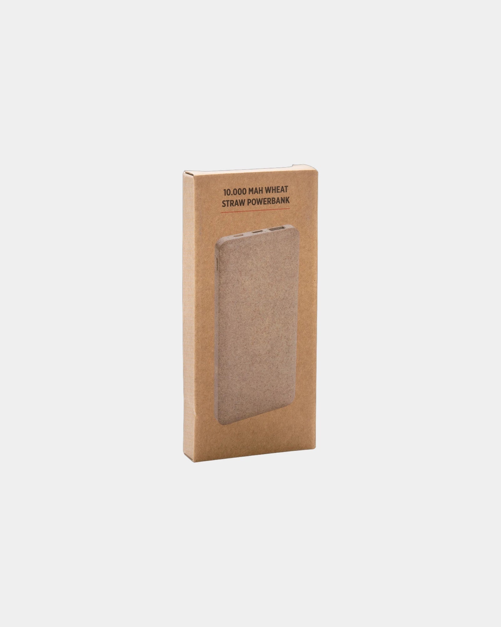 Powerbank z włókna słomy pszenicznej 10 000 mAh z nadrukiem - 5