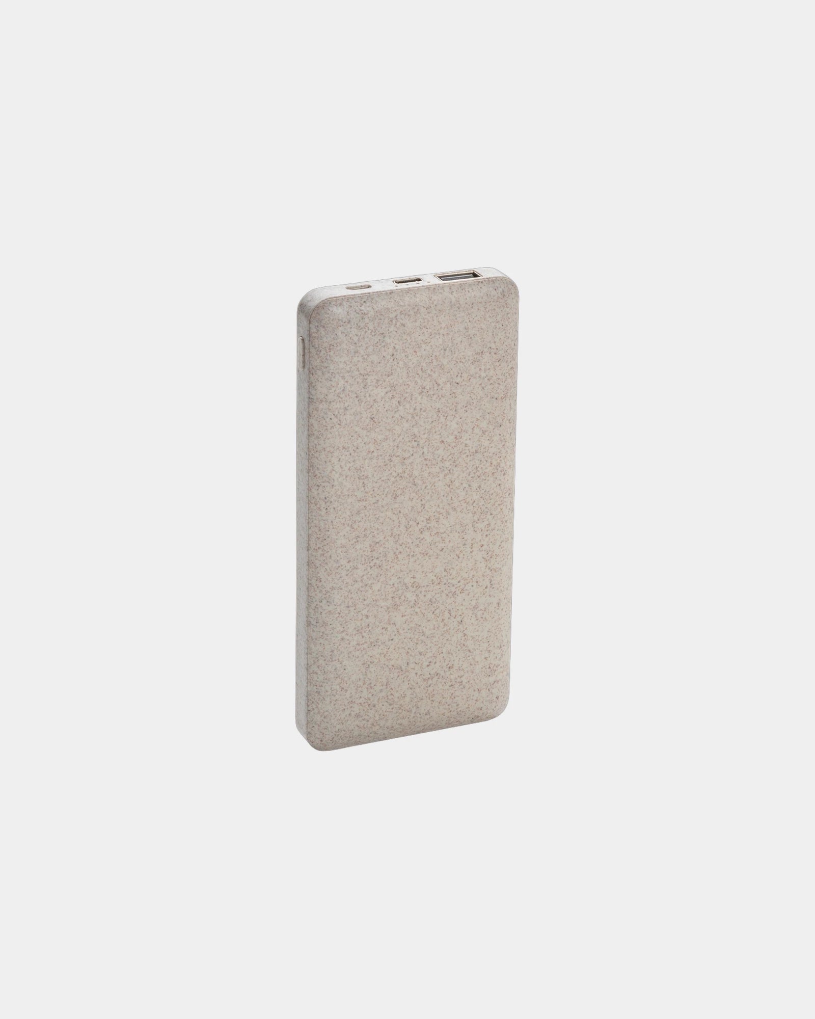 Powerbank z włókna słomy pszenicznej 10 000 mAh z nadrukiem - 2
