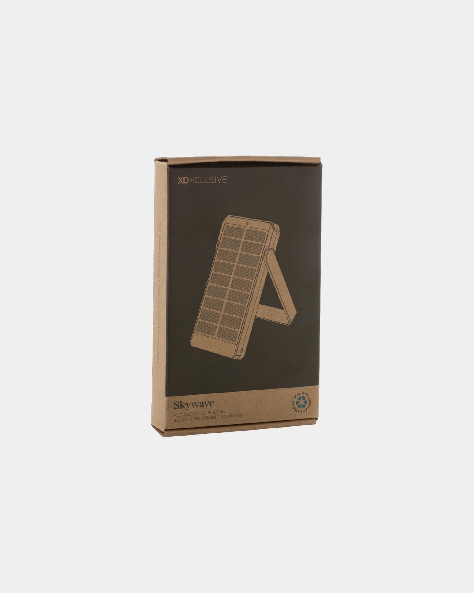 Powerbank 10 000 mAh z plastiku z recyklingu z nadrukiem - 6