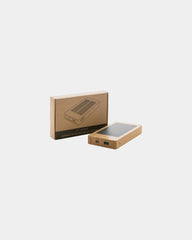 Powerbank solarny bambusowy 10 000 mAh z nadrukiem - 4