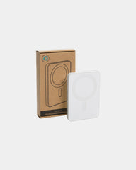 Powerbank magnetyczny 5000 mAh z plastiku z recyklingu z nadrukiem - 12