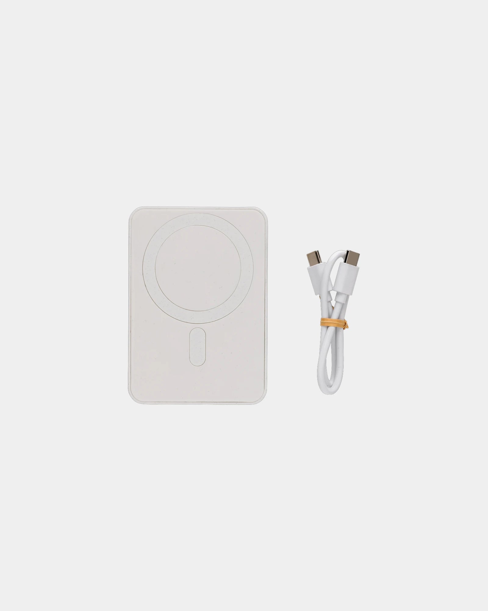 Powerbank magnetyczny 5000 mAh z plastiku z recyklingu z nadrukiem - 10