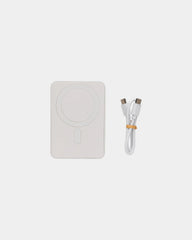Powerbank magnetyczny 5000 mAh z plastiku z recyklingu z nadrukiem - 10