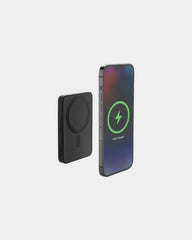 Powerbank magnetyczny 5000 mAh z plastiku z recyklingu z nadrukiem - 1