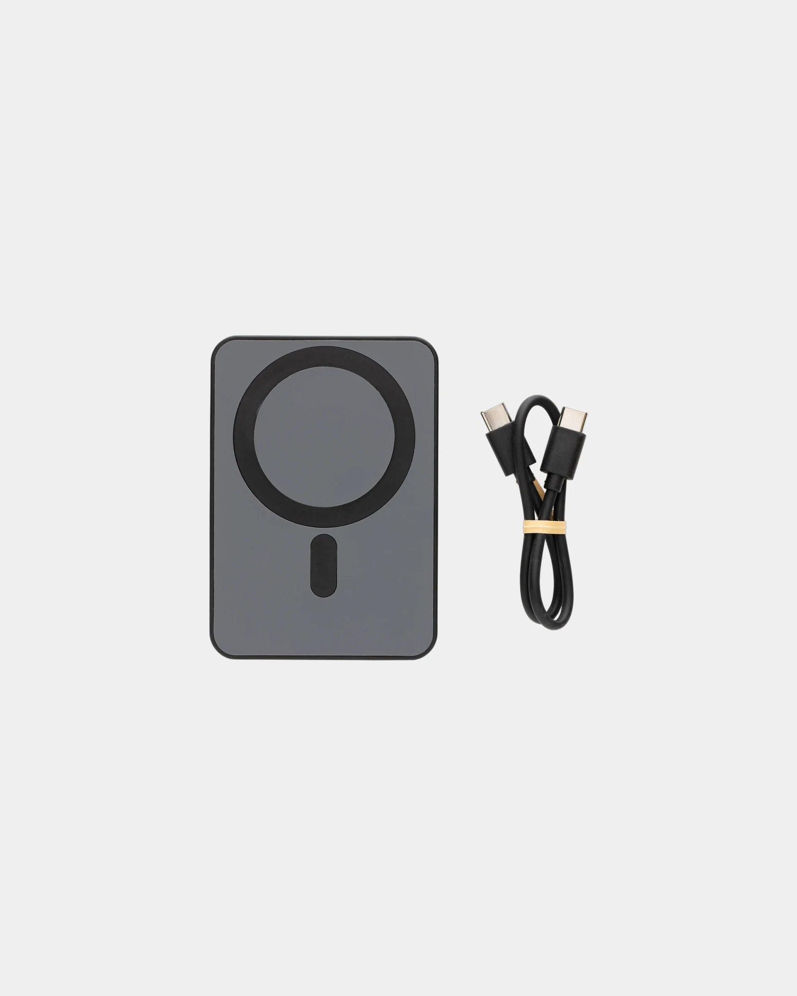 Powerbank magnetyczny 5000 mAh z plastiku z recyklingu z nadrukiem - 3