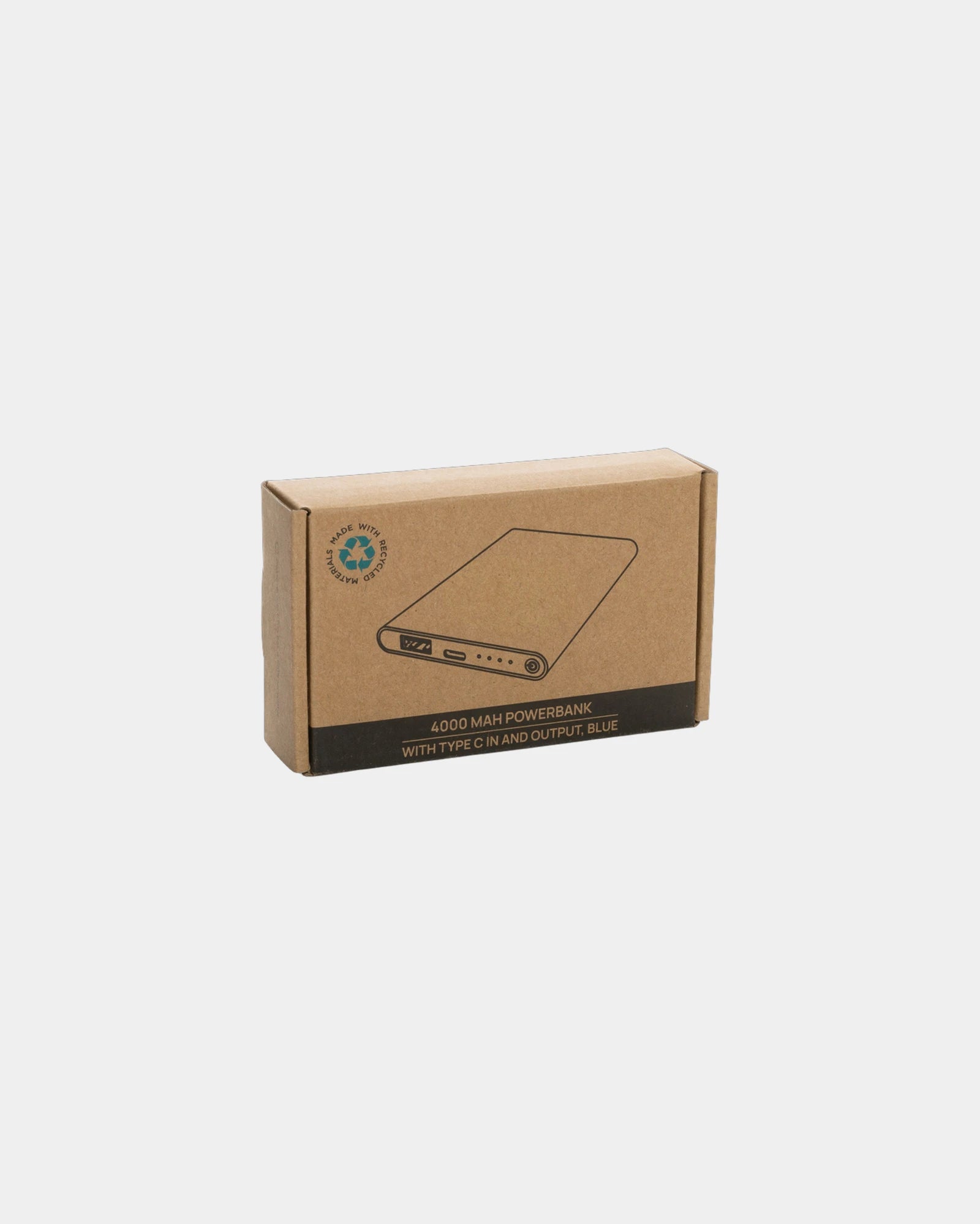 Powerbank 4000 mAh z plastiku z recyklingu z nadrukiem - 23