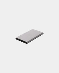 Powerbank 4000 mAh z plastiku z recyklingu z nadrukiem - Antracytowy