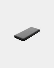 Powerbank 10 000 mAh z plastiku z recyklingu z nadrukiem - Czarny