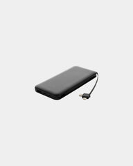 Powerbank 10 000 mAh z plastiku z recyklingu z nadrukiem - 2