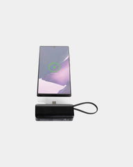 Powerbank 3000 mAh z plastiku z recyklingu z nadrukiem - 1