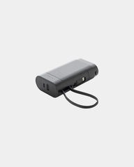 Powerbank 10 000 mAh z recyklingu Cyclecell z nadrukiem - Czarny