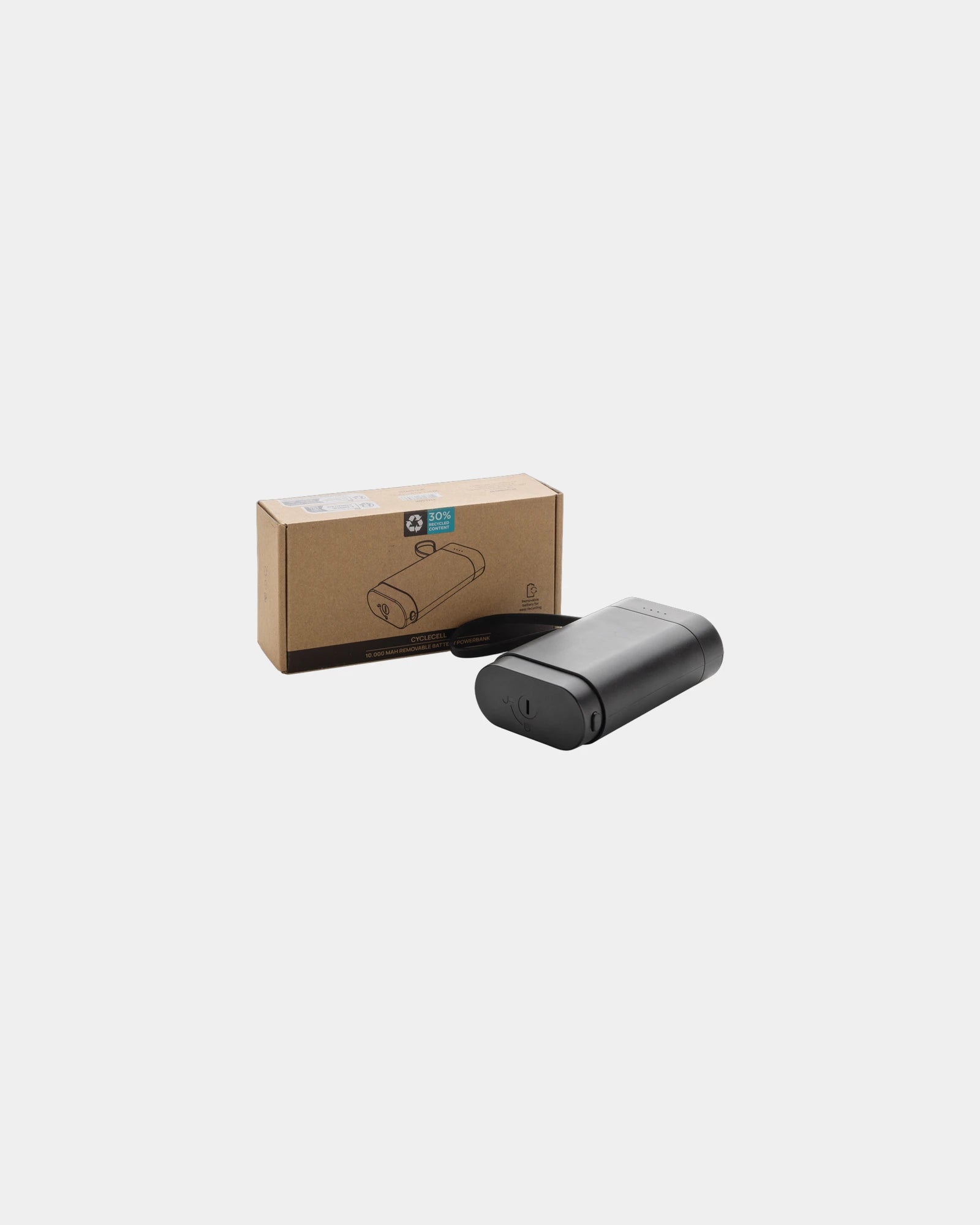 Powerbank 10 000 mAh z recyklingu Cyclecell z nadrukiem - 6