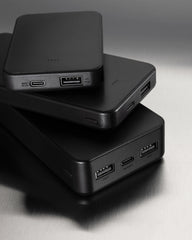 Powerbank 20 000 mAh z plastiku z recyklingu z nadrukiem - 7