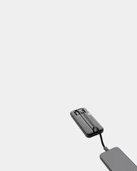 Powerbank 10 000 mAh z plastiku z recyklingu z nadrukiem - 5