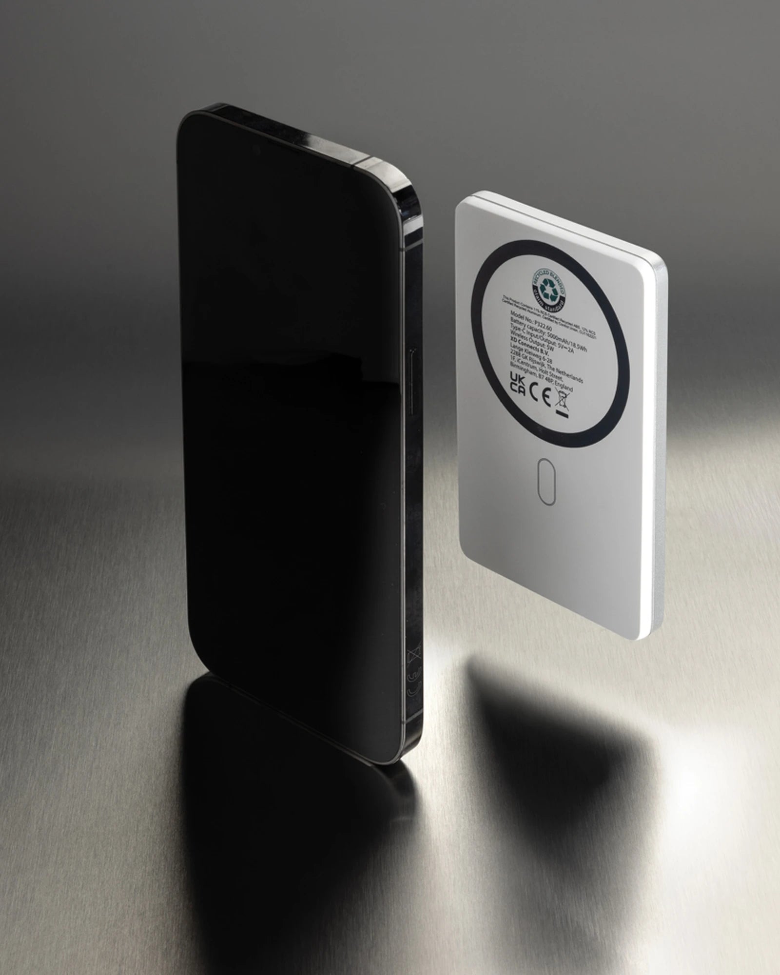Powerbank z aluminium z recyklingu 5000 mAh z nadrukiem - 16