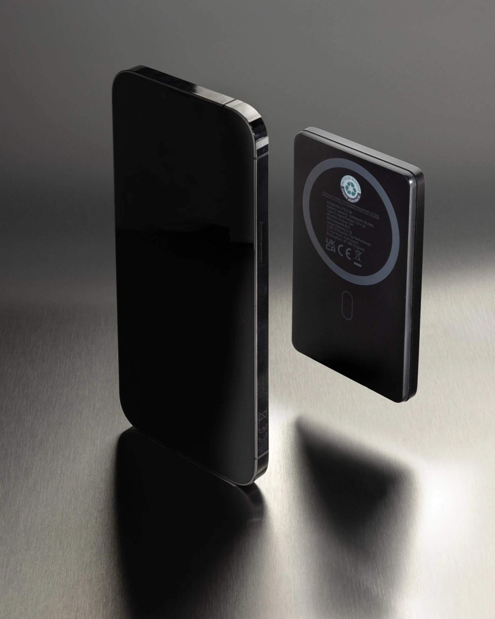 Powerbank z aluminium z recyklingu 5000 mAh z nadrukiem - 8
