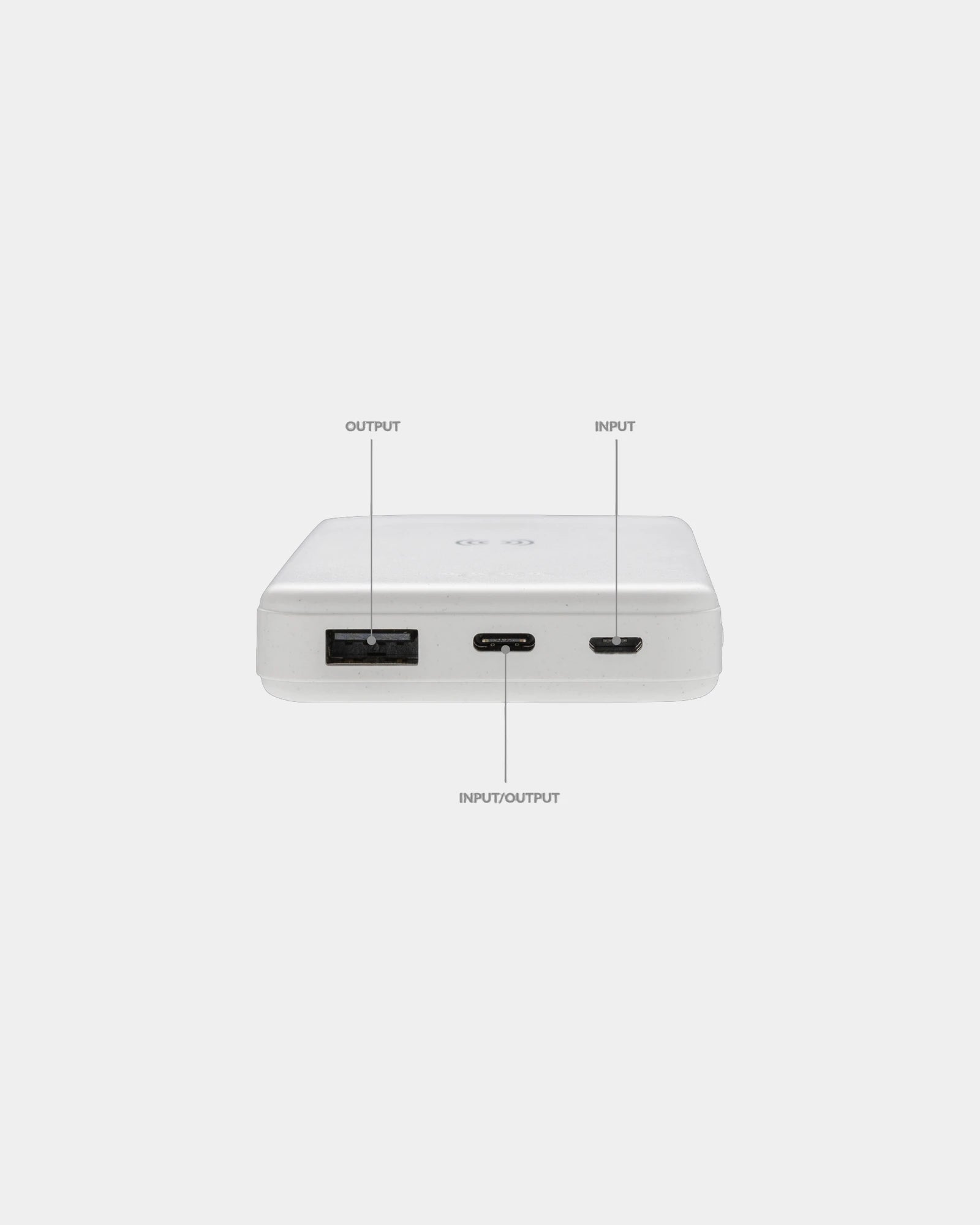 Powerbank 5000 mAh z plastiku z recyklingu z nadrukiem - 11