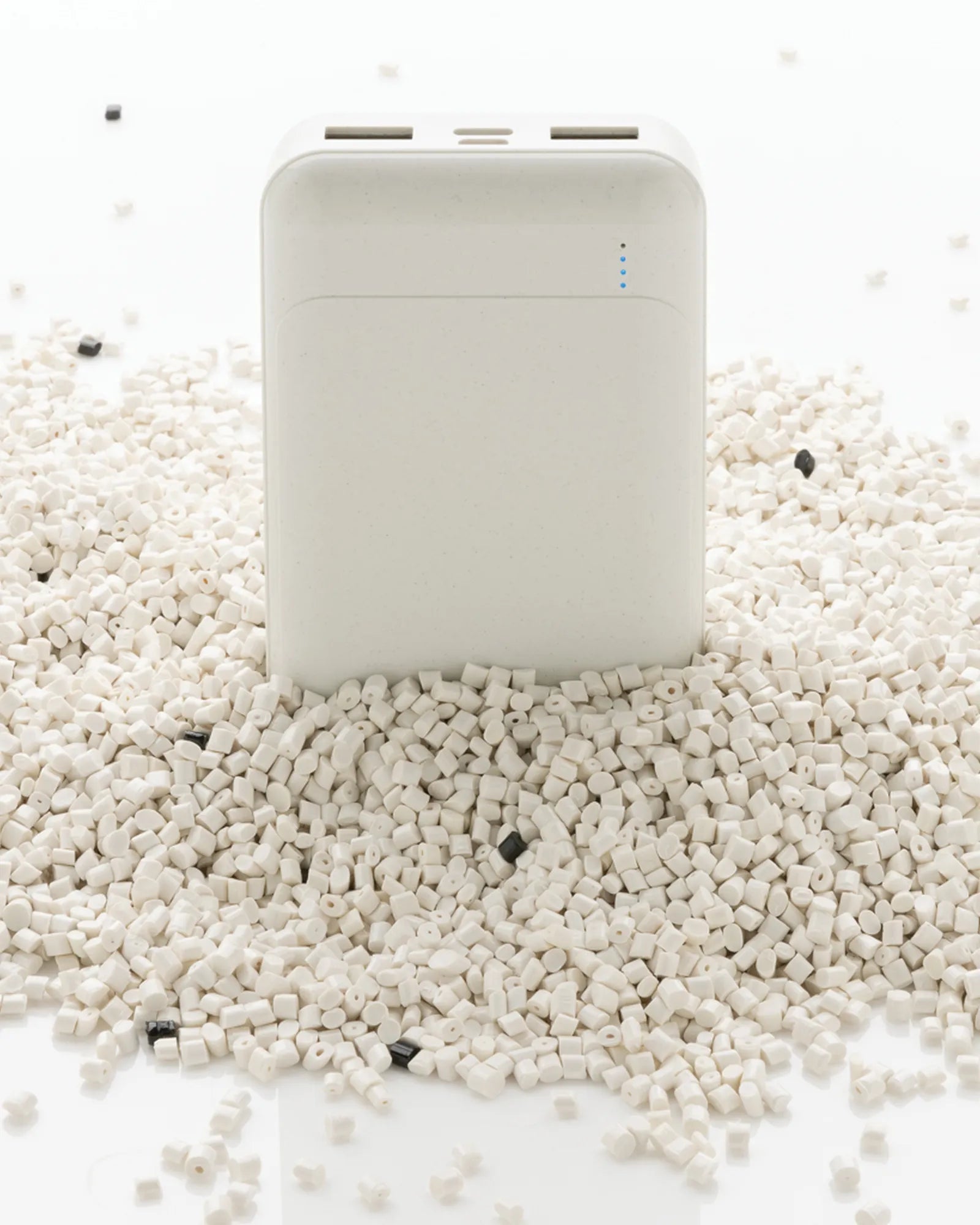 Powerbank 10 000 mAh z plastiku z recyklingu z nadrukiem - 17
