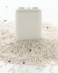 Powerbank 10 000 mAh z plastiku z recyklingu z nadrukiem - 17