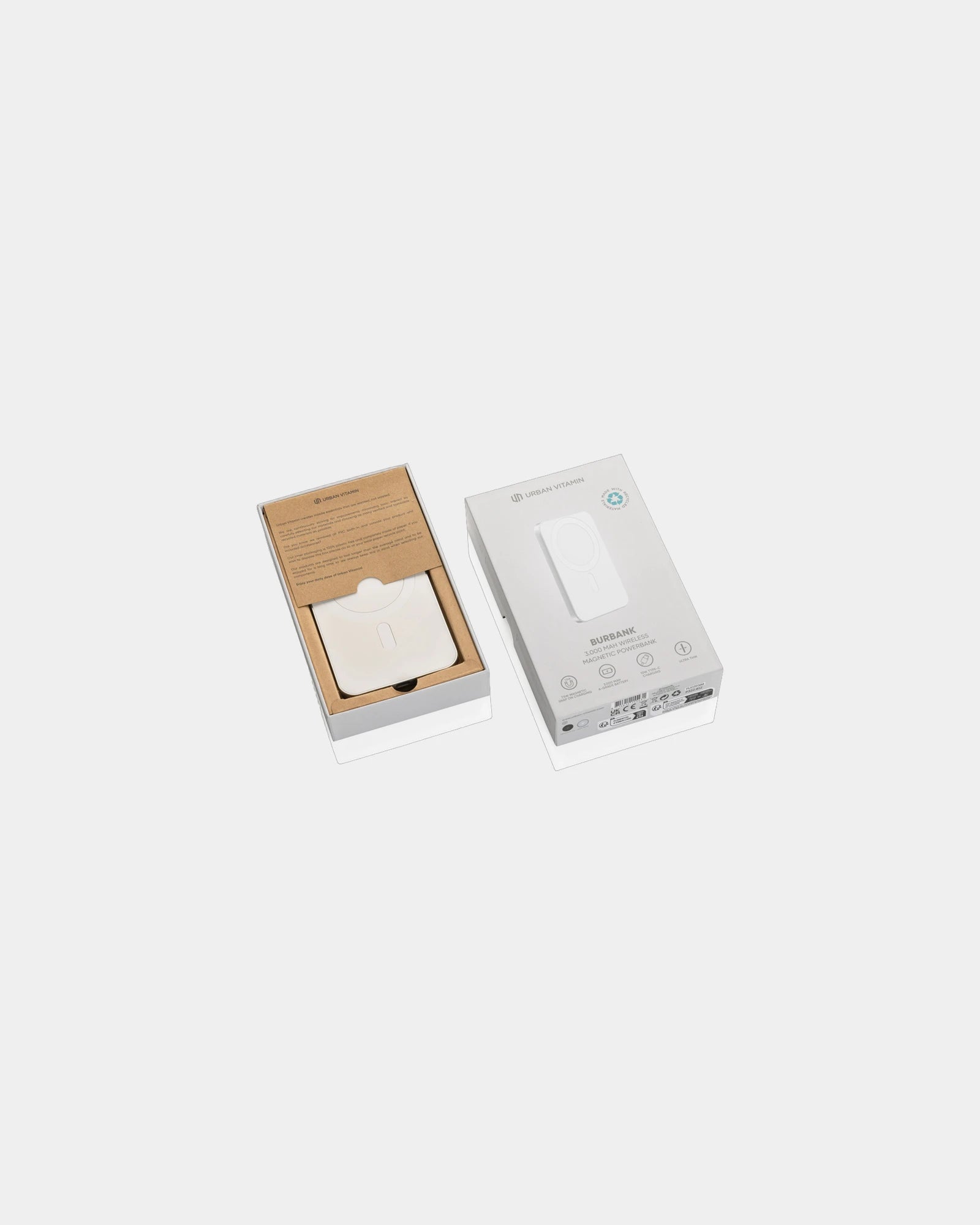 Powerbank 3000 mAh z aluminium z recyklingu Urban Vitamin z nadrukiem - 12