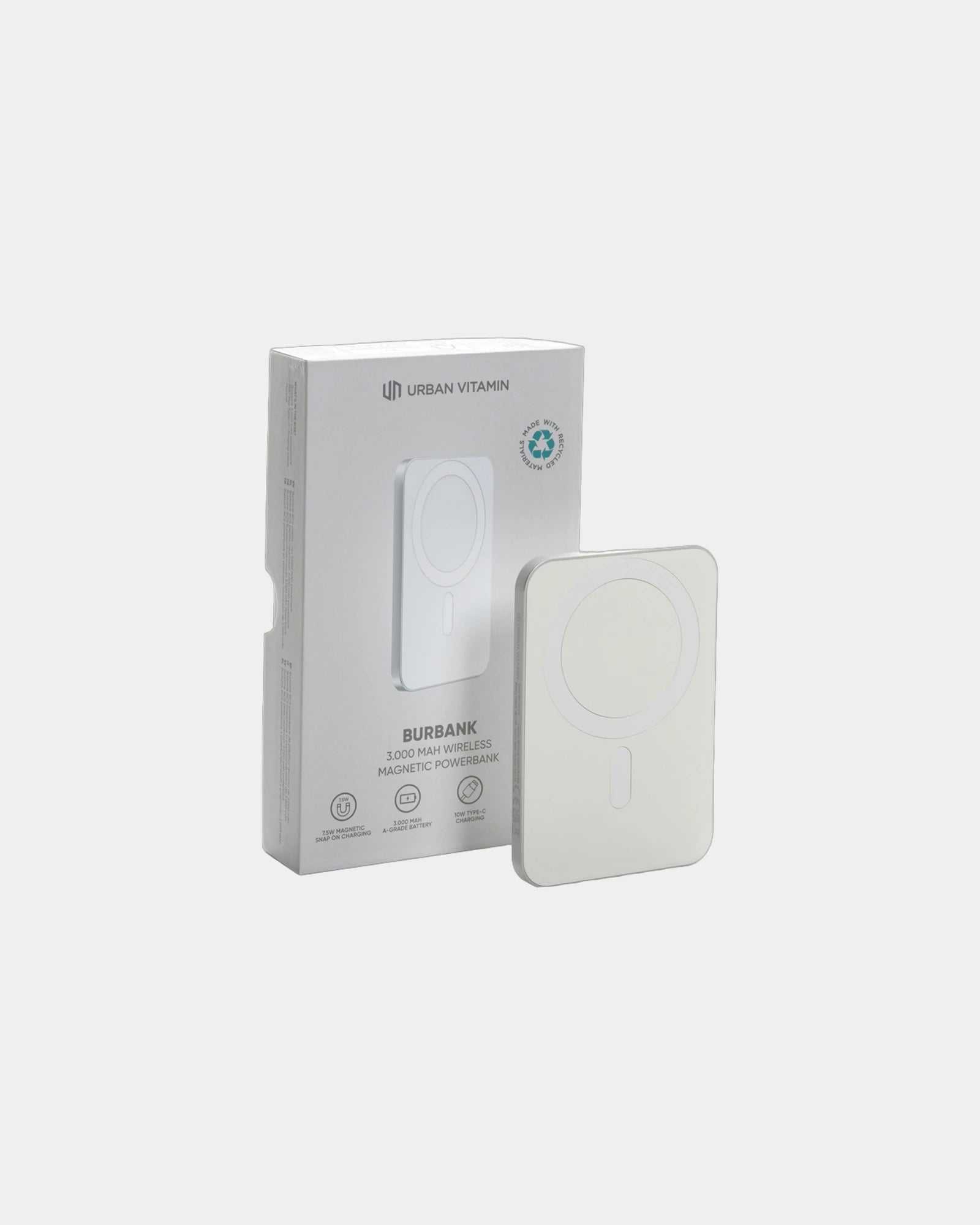 Powerbank 3000 mAh z aluminium z recyklingu Urban Vitamin z nadrukiem - 13