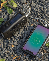 Radio awaryjne RescueWave z plastiku z recyklingu z nadrukiem - 8