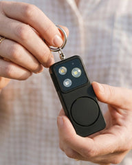 Alarm osobisty GuardBuddy z plastiku z recyklingu z nadrukiem - 8