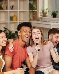 Zestaw karaoke z plastiku z recyklingu RCS SingVIBE z nadrukiem - 8